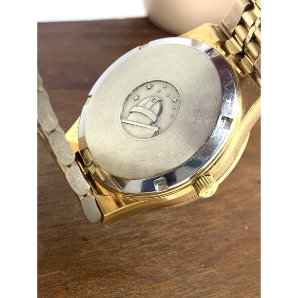 Omega Constellation Men's Watch Vintage Swiss Quartz Day Date Gold Steel 36mm - Picture 6 of 16